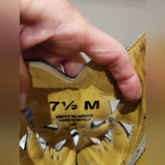 Corral Cross Cut Out Leather Western Boots 2123 Size 7.5 - Picture 7 of 10